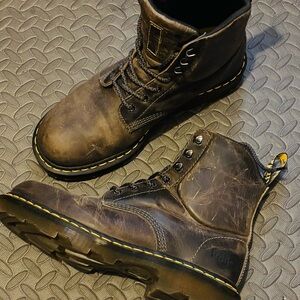 Dr. Martens Dark Brown Leather Boots